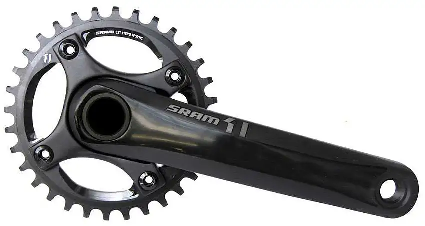 Vevparti SRAM X1 1400 1 x 11 växlar GXP Boost q-faktor 168 mm direct mount 32T 175 mm svart/svart