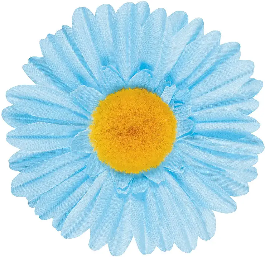 Styrdekoration Electra Daisy blå
