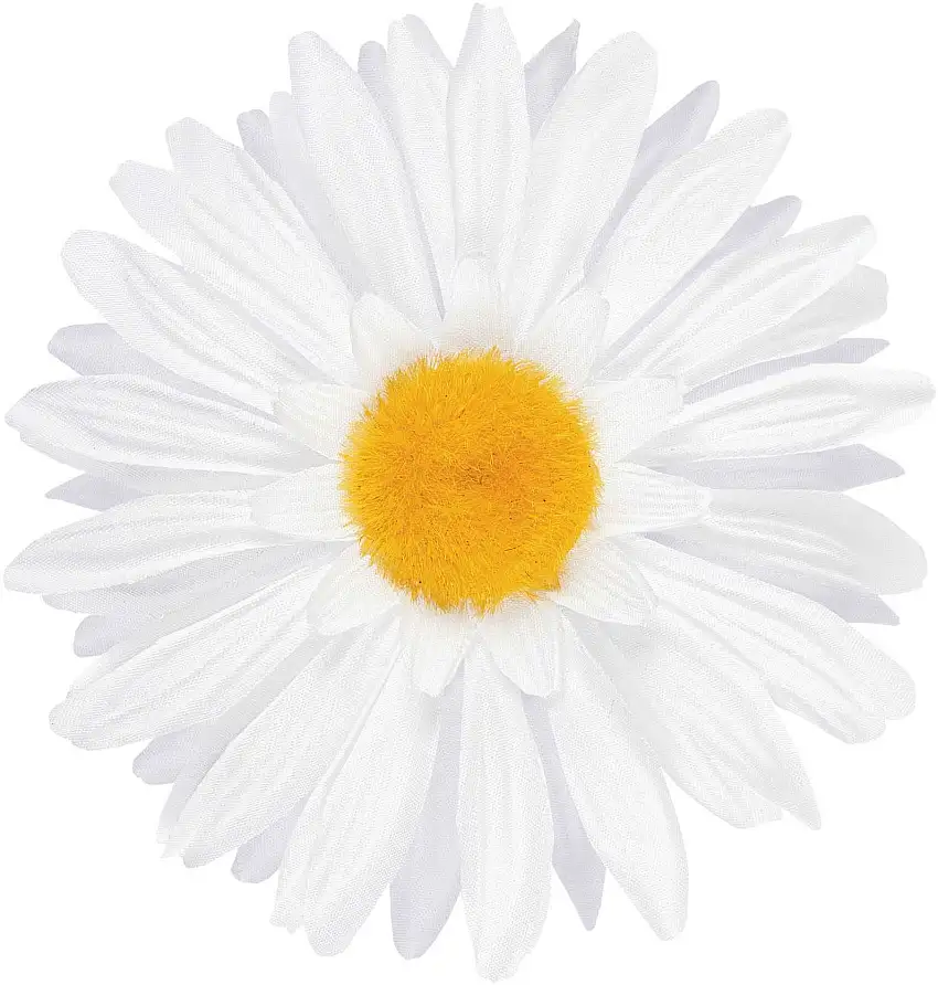 Styrdekoration Electra Daisy vit