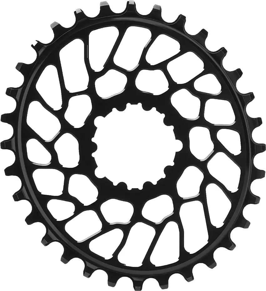 Drev AbsoluteBlack Oval SRAM BB30 direct mount 9-12 växlar 34T svart