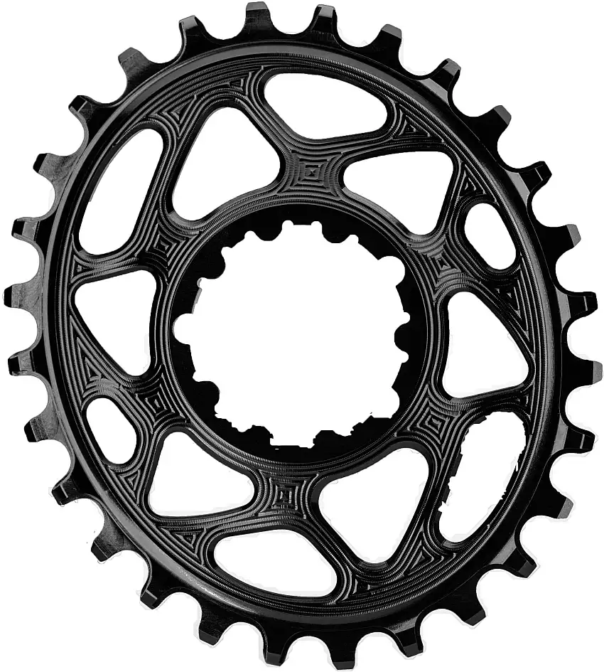 Drev AbsoluteBlack Oval SRAM GPX direct mount 9-12 växlar 28T svart