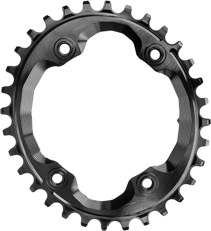 Drev AbsoluteBlack Oval 96 bcd Shimano XTR M9000 asymmetrisk 9-12 växlar 32T svart