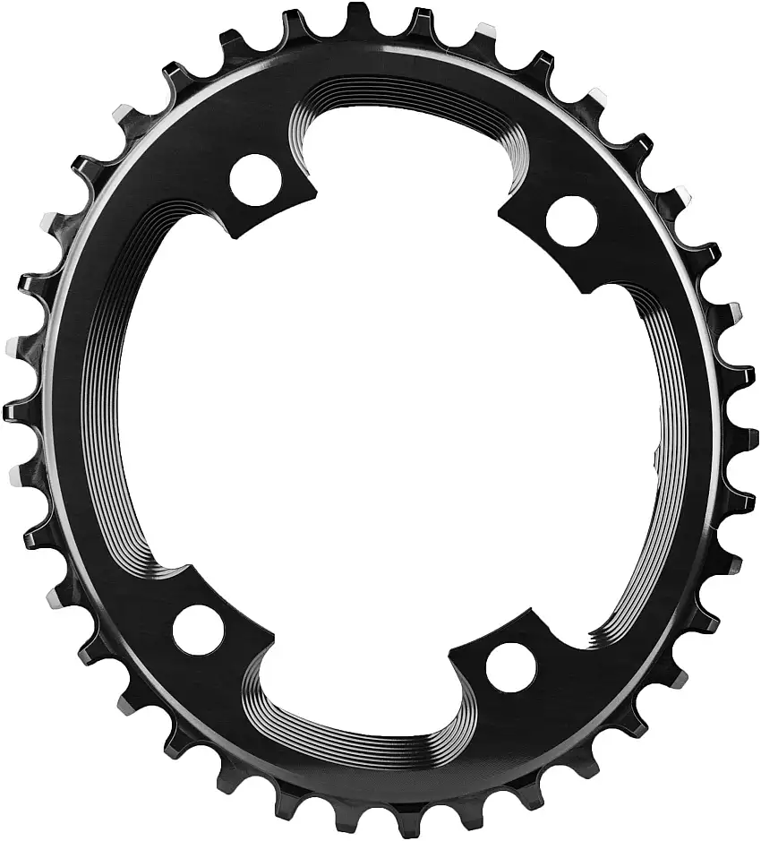 Drev AbsoluteBlack CX 1X Oval 110 bcd Shimano asymmetrisk 9-12 växlar 42T svart