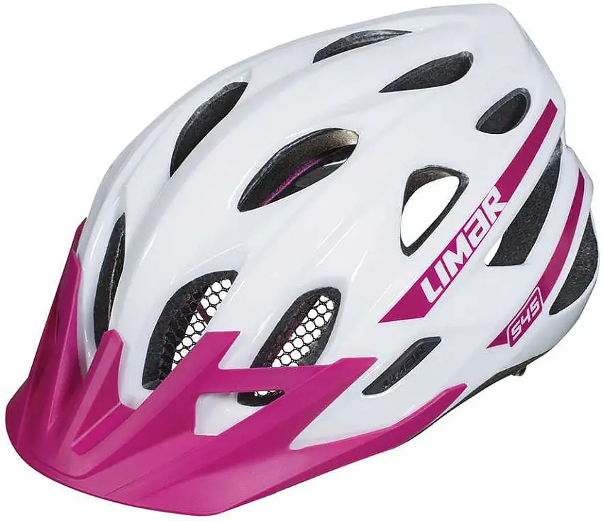 Cykelhjälm Limar 545 MTB vit/lila