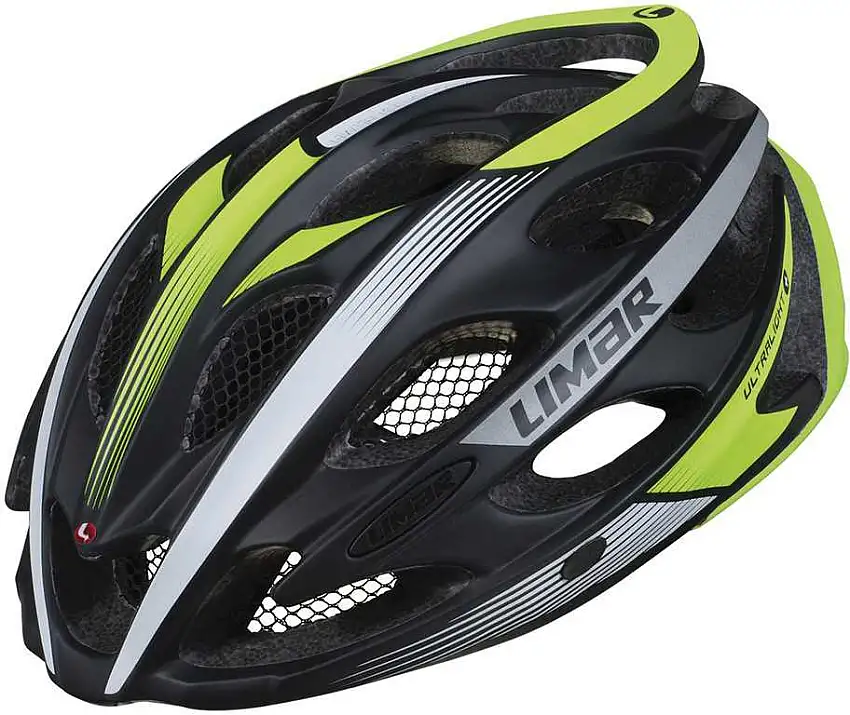 Cykelhjälm Limar Ultralight+ matt svart/gul/reflex