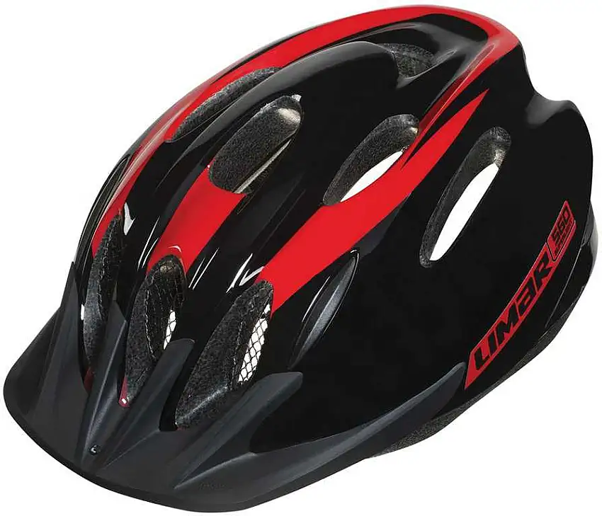 Cykelhjälm Limar 560 svart/röd