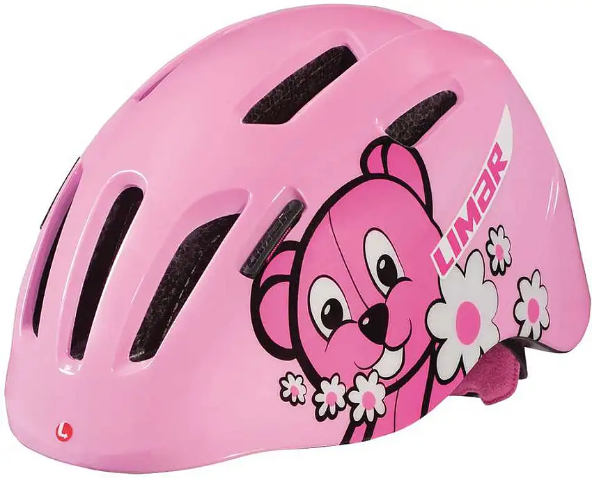Cykelhjälm Limar 224 rosa teddybjörn