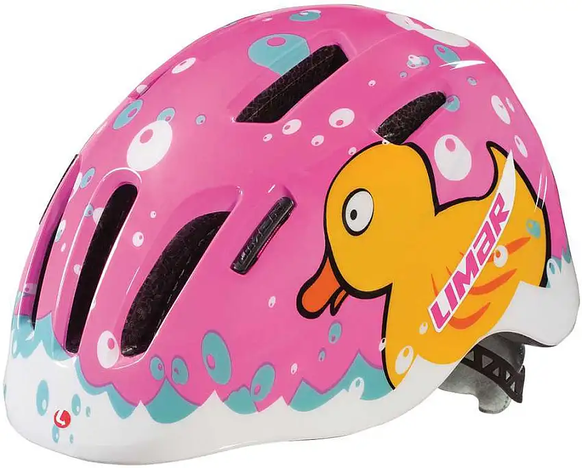 Cykelhjälm Limar 224 rosa/vit badanka
