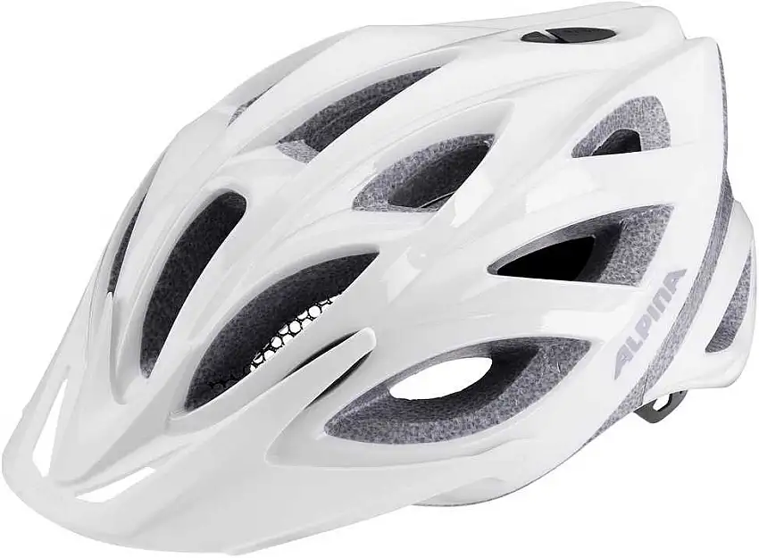 Cykelhjälm Alpina Seheos vit