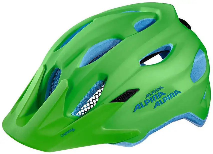 Cykelhjälm Alpina Carapax Jr grön/blå