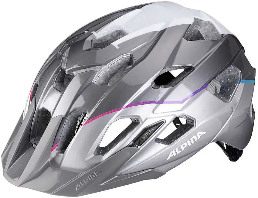 Cykelhjälm Alpina Yedon vit/alu/rosa