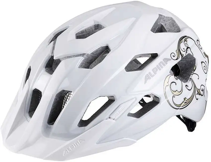 Cykelhjälm Alpina Yedon vit/prosecco