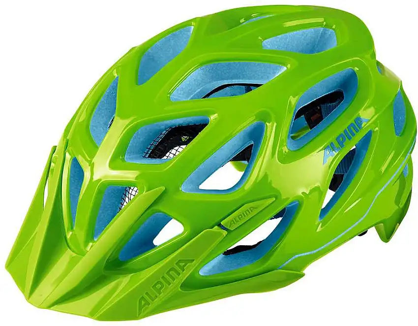 Cykelhjälm Alpina Mythos 3.0 neongrön/blå