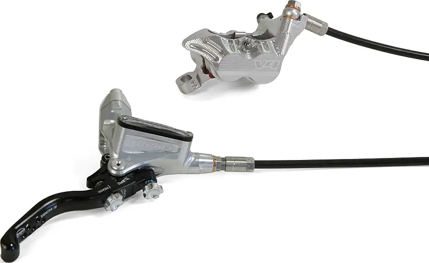 Skivbroms Hope Tech 3 V4 no rotor fram R/H silver