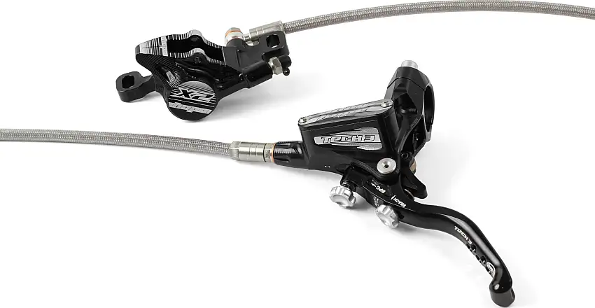 Skivbroms Hope Tech 3 X2 braided vänstermontage bak svart