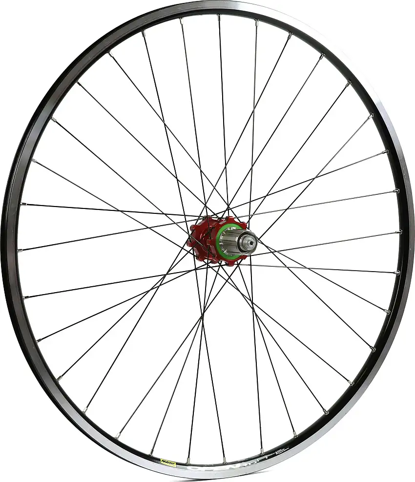 Bakhjul Hope Open Pro/Pro 4 Straight Pull kanttråd IS Shimano/SRAM stål röd