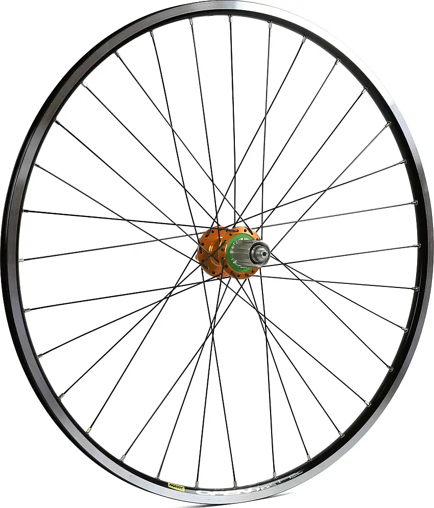 Bakhjul Hope Open Pro/Pro 4 kanttråd IS Shimano/SRAM aluminium orange