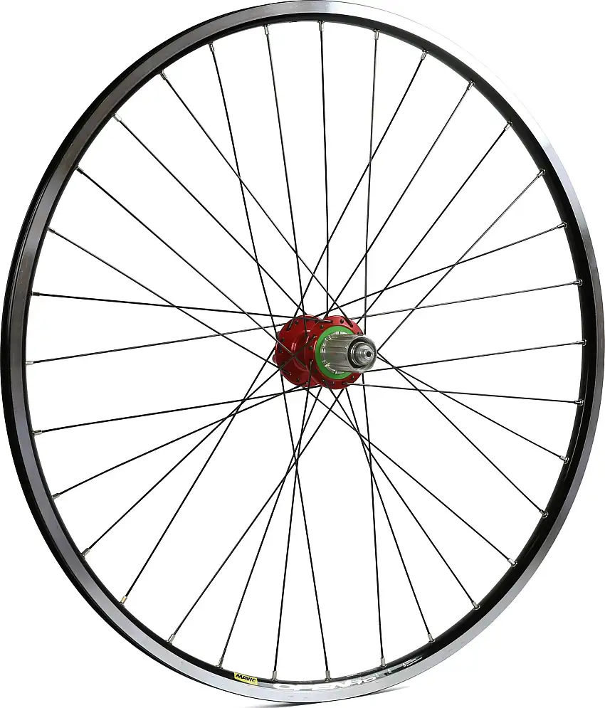 Bakhjul Hope Open Pro/Pro 4 kanttråd IS Shimano/SRAM aluminium röd