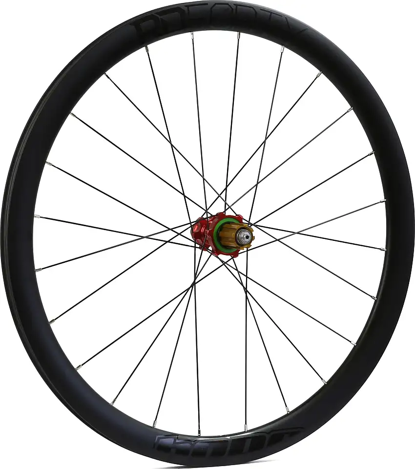 Bakhjul Hope RD40 Carbon/RS4 Straight Pull kanttråd CL Campagnolo röd