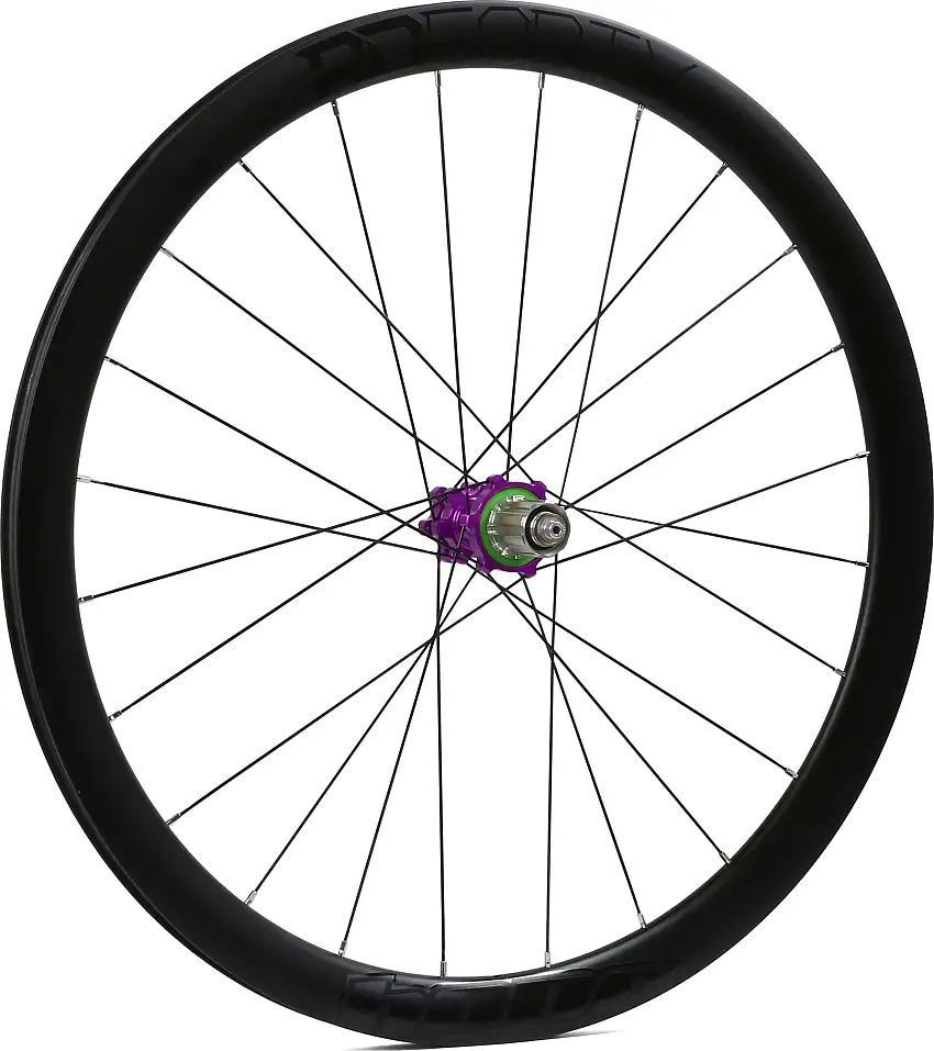 Bakhjul Hope RD40 Carbon/RS4 Straight Pull kanttråd IS Shimano/SRAM lila