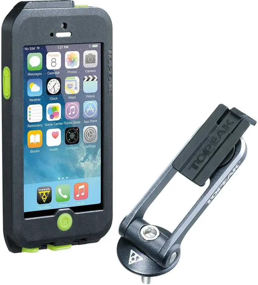 Mobilfodral Topeak Ridecase iPhone SE/5/5S svart/grön