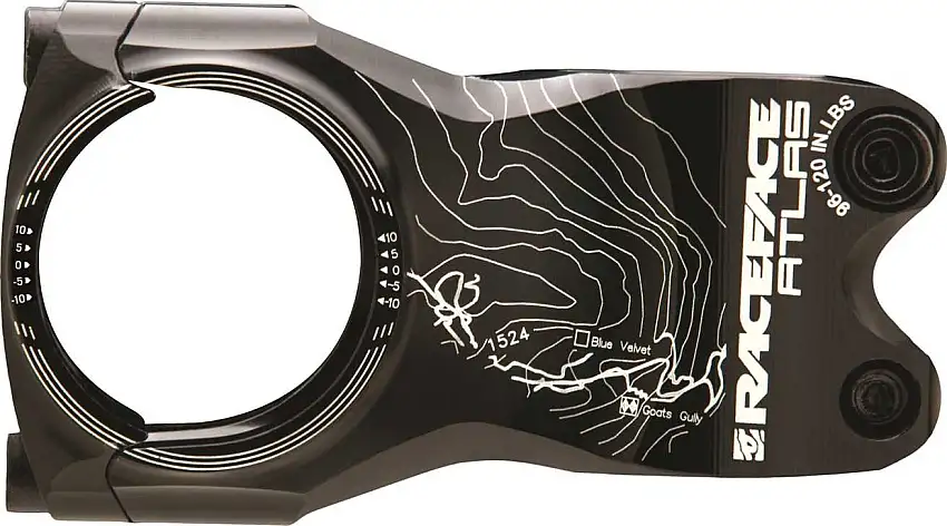 Styrstam Race Face Atlas 0° 35 mm 65 mm svart