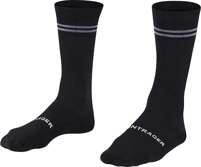 Strumpor Bontrager Thermal Wool Crew svart