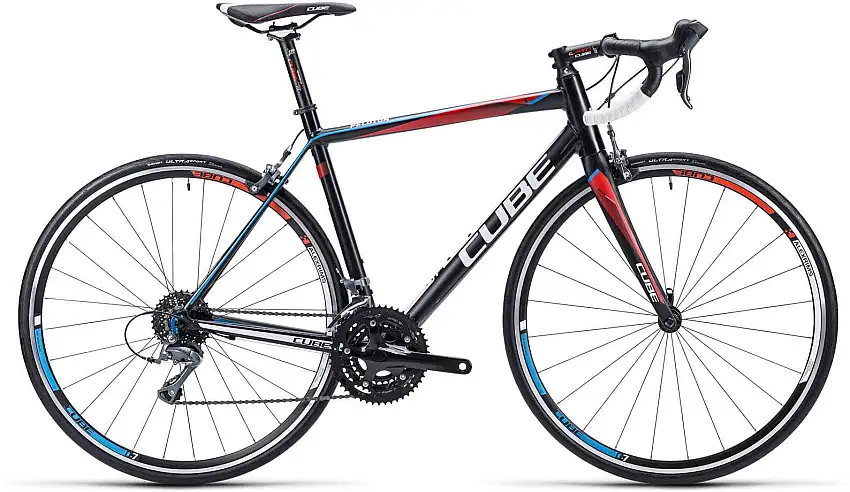 Cube Peloton svart/röd/blå