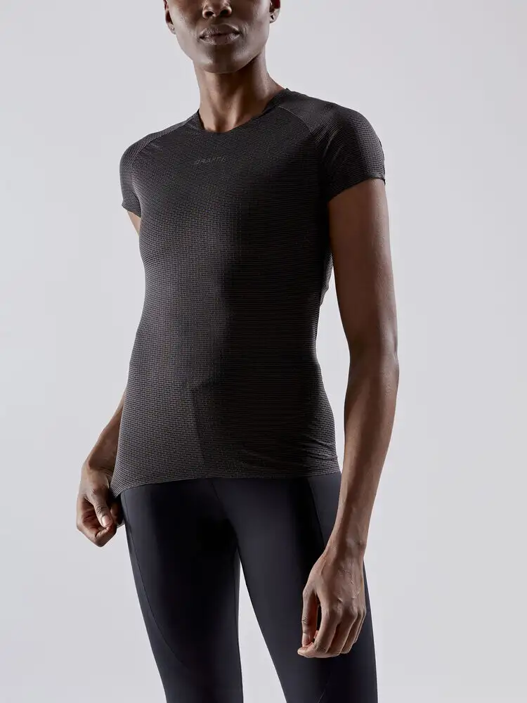 Craft Active Nanoweight kortärmad baselayer svart dam