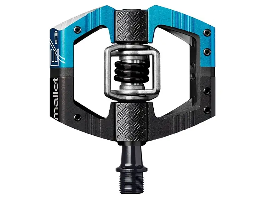 Crankbrothers Mallet E LS Pedaler Svart/Blå