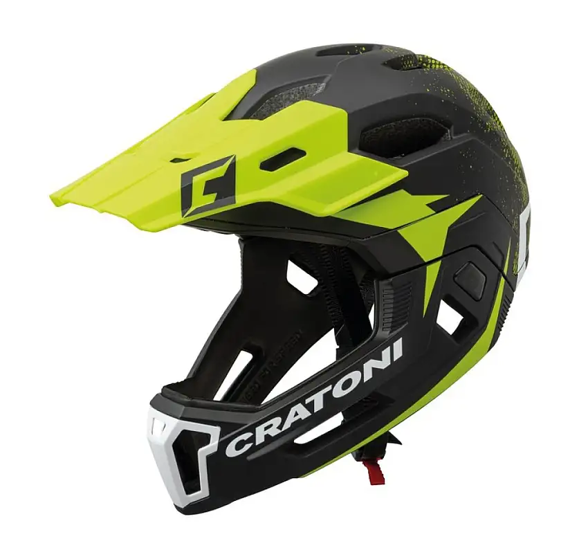 Cratoni C-Maniac 2.0 MX MTB Hjälm Svart/Lime