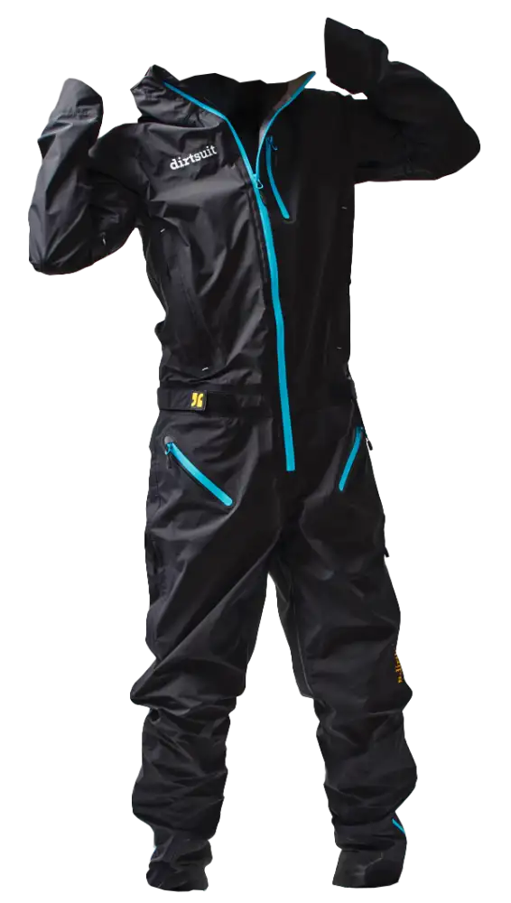 Dirtlej Dirtsuit Prime Edition heldräkt med långa ben Svart