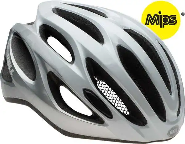 Cykelhjälm Bell Draft MIPS vit/svart