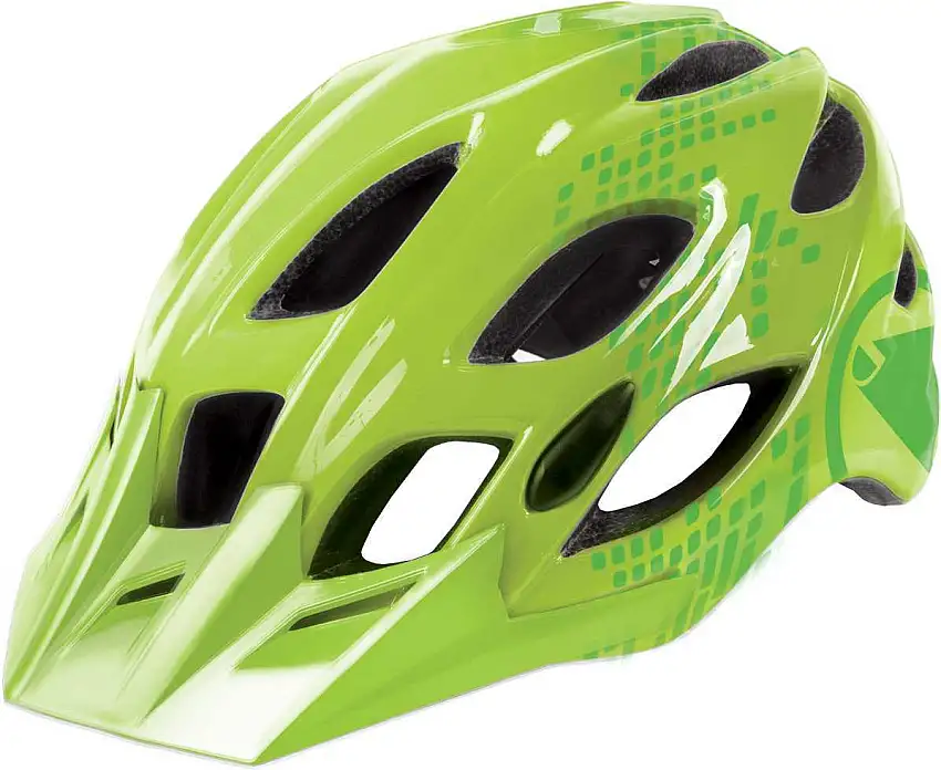 Cykelhjälm Endura Hummvee hi-vis grön