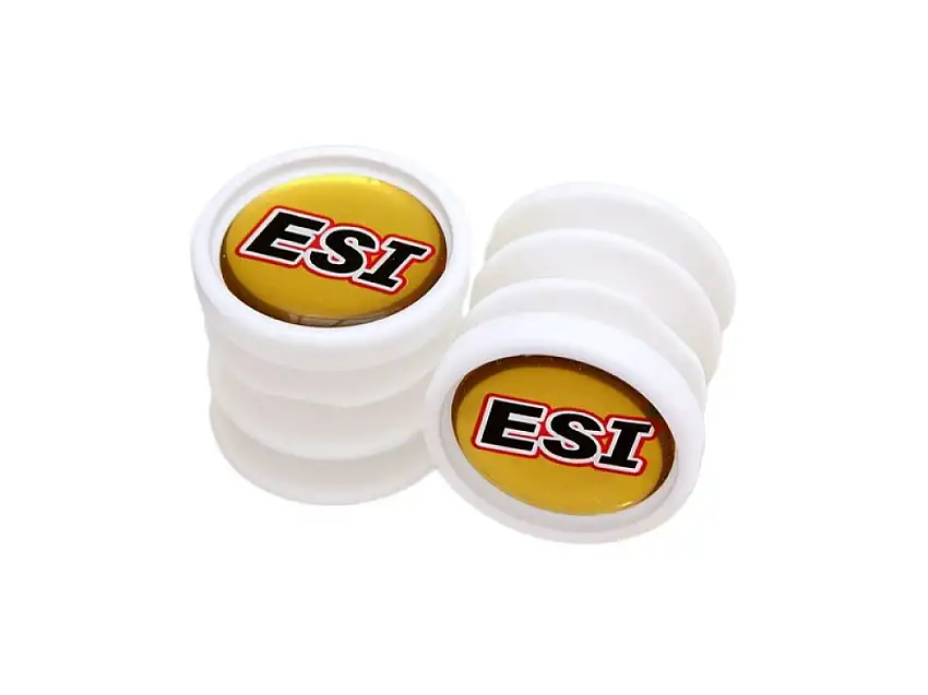 ESI Grip Ändstopp 2 stk Vit