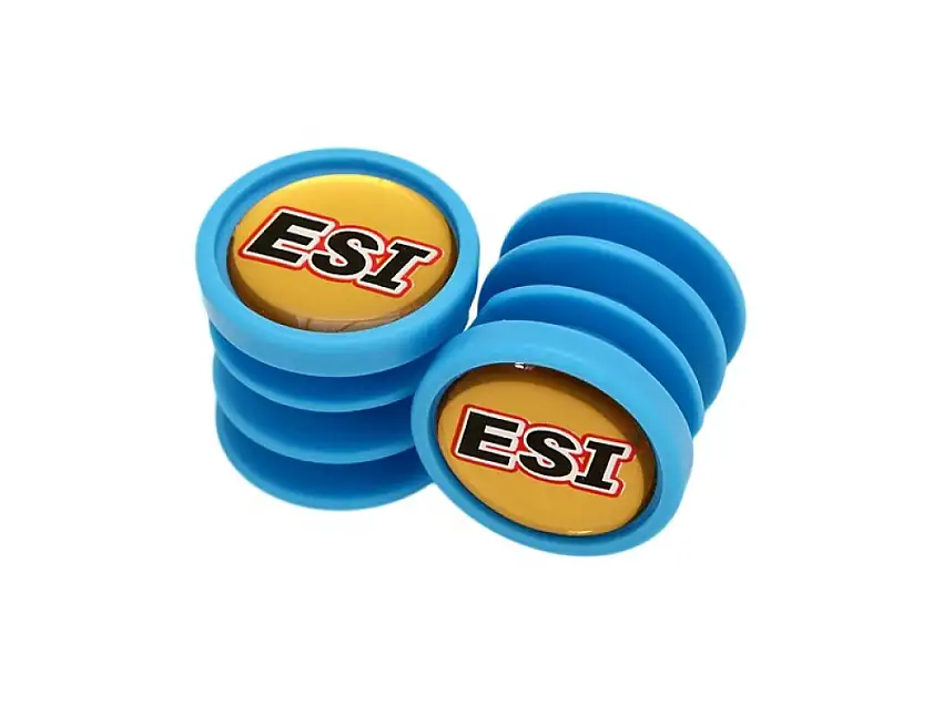 ESI Grip Ändstopp 2 stk Turkos