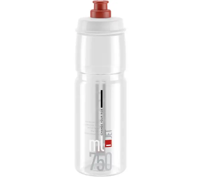 Elite Jet Flaska Genomsiktigt Röd 750 ml