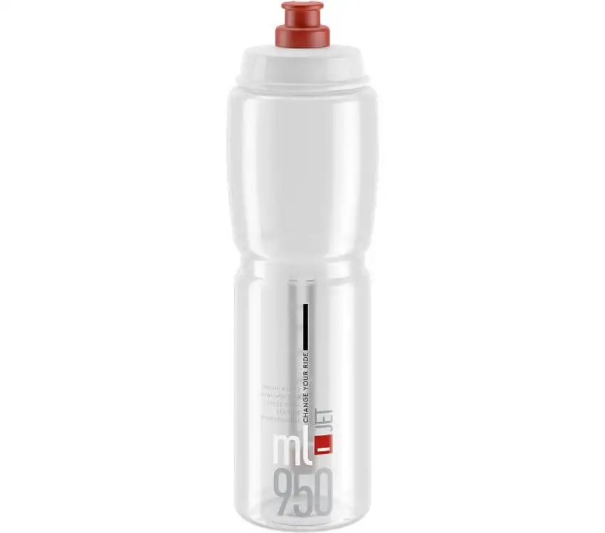 Elite Jet Flaska Genomsiktigt Röd 950 ml