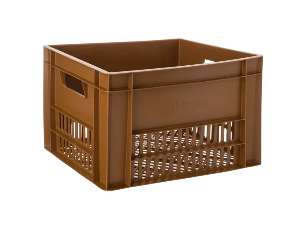 FastRider Crate L plastkorg för fram och bak 34L brun