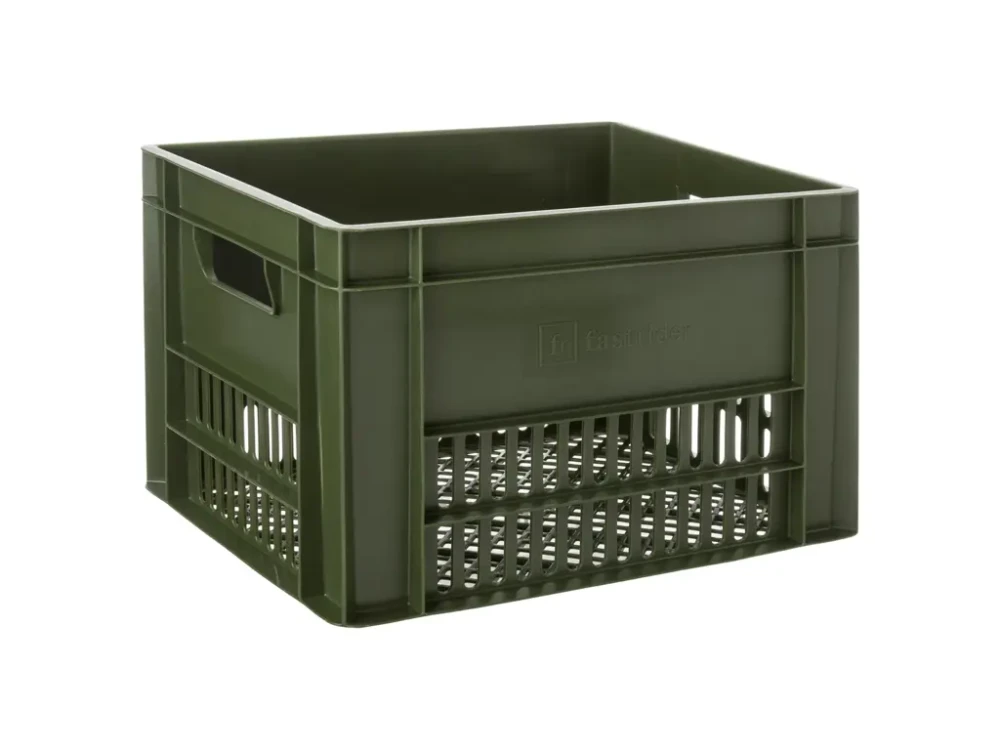 FastRider Crate L plastkorg för fram och bak 34L army green