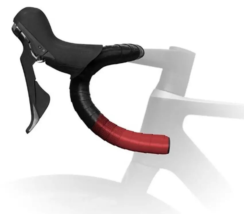 Fizik Vento Microtex Tacky Styrband Svart / Röd
