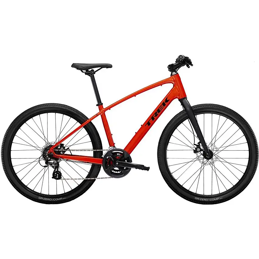 Hybridcykel Trek Dual Sport 1 Gen 5 Röd
