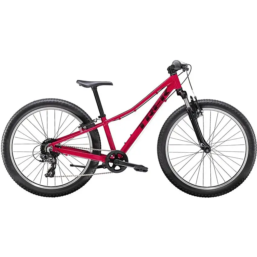 Barncykel Trek Precaliber 24 8-växlad dämpad cykel Rosa