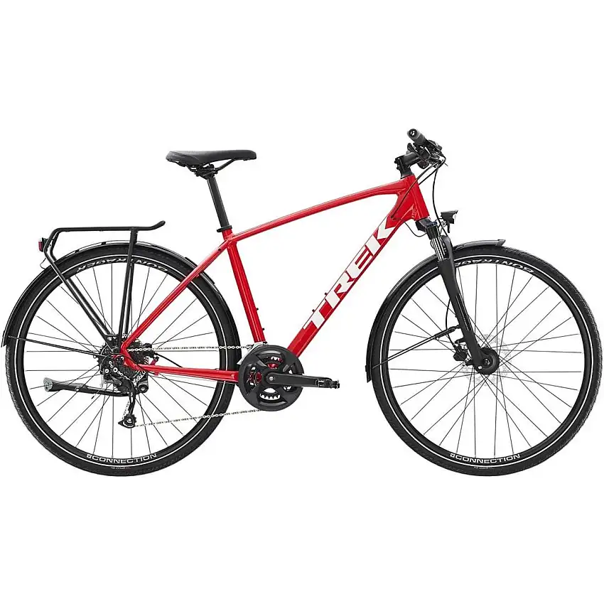 Hybridcykel Trek Dual Sport 2 Equipped Röd