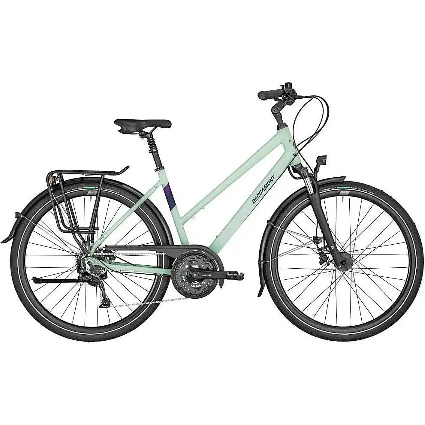 Hybridcykel Bergamont Horizon 6 Lady Grön
