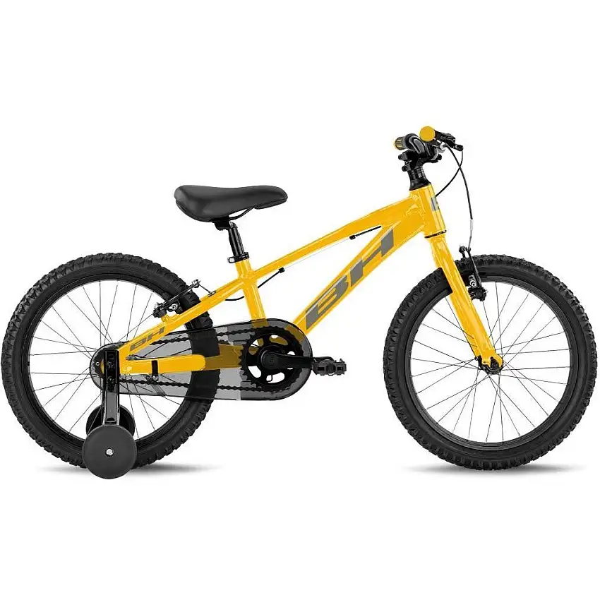 Barncykel BH Expert Junior 18 yellow/silver/yellow