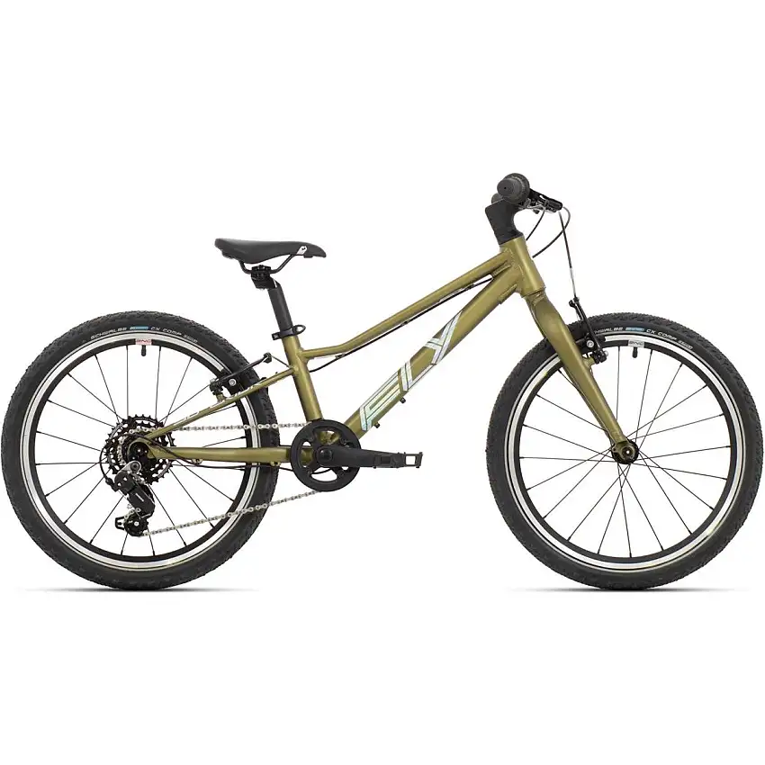 Barncykel Superior F.L.Y. 20 VB matte olive metallic