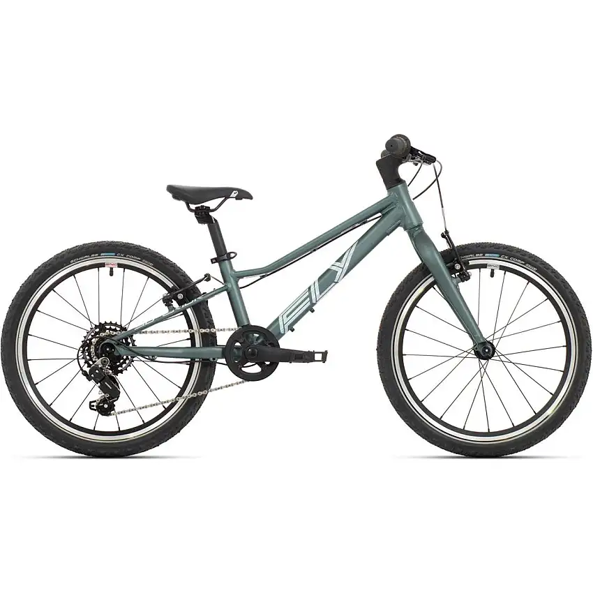 Barncykel Superior F.L.Y. 20 VB matte trooper green