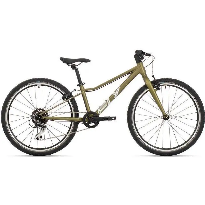 Barncykel Superior F.L.Y. 24 VB matte olive metallic