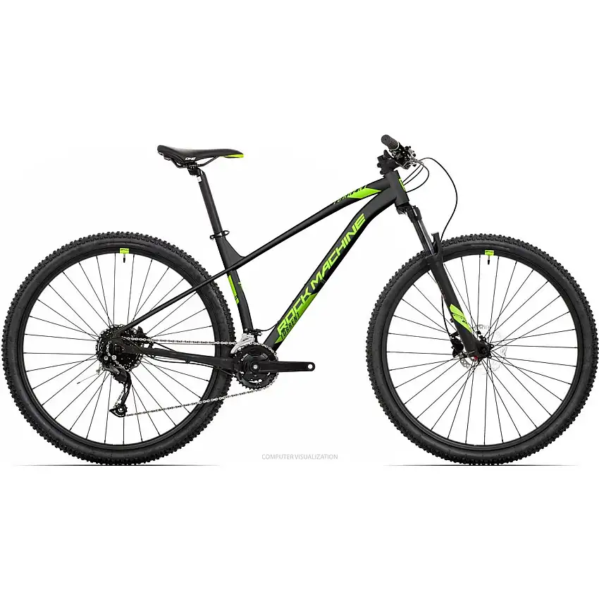 MTB Rock Machine Torrent 20-29 Svart/Gul